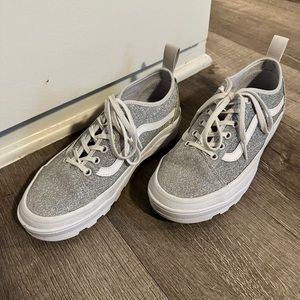 Sparkle Vans 9 (fits large more like a 9.5)
